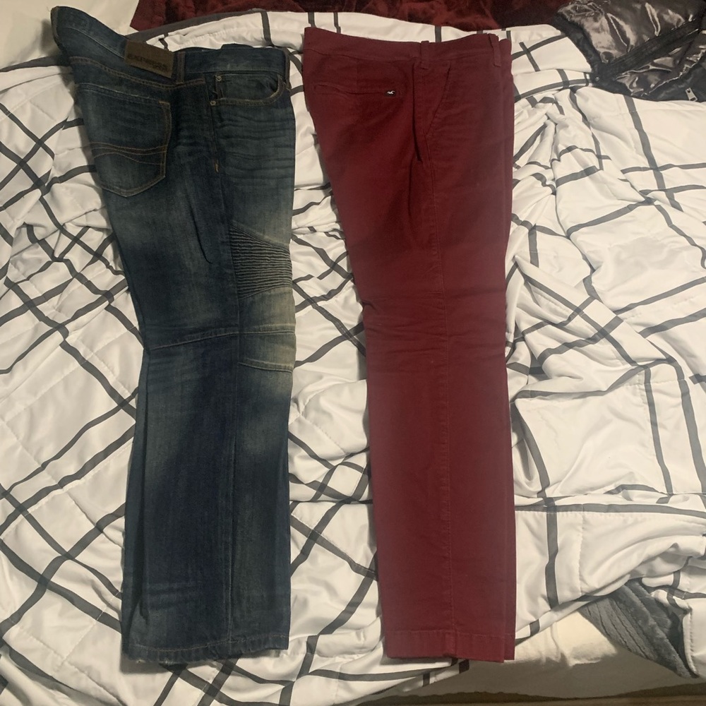 Jeans and chino